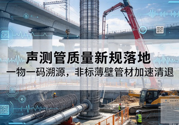 田阳声测管质量新规落地，一物一码溯源，非标薄壁管材加速清退